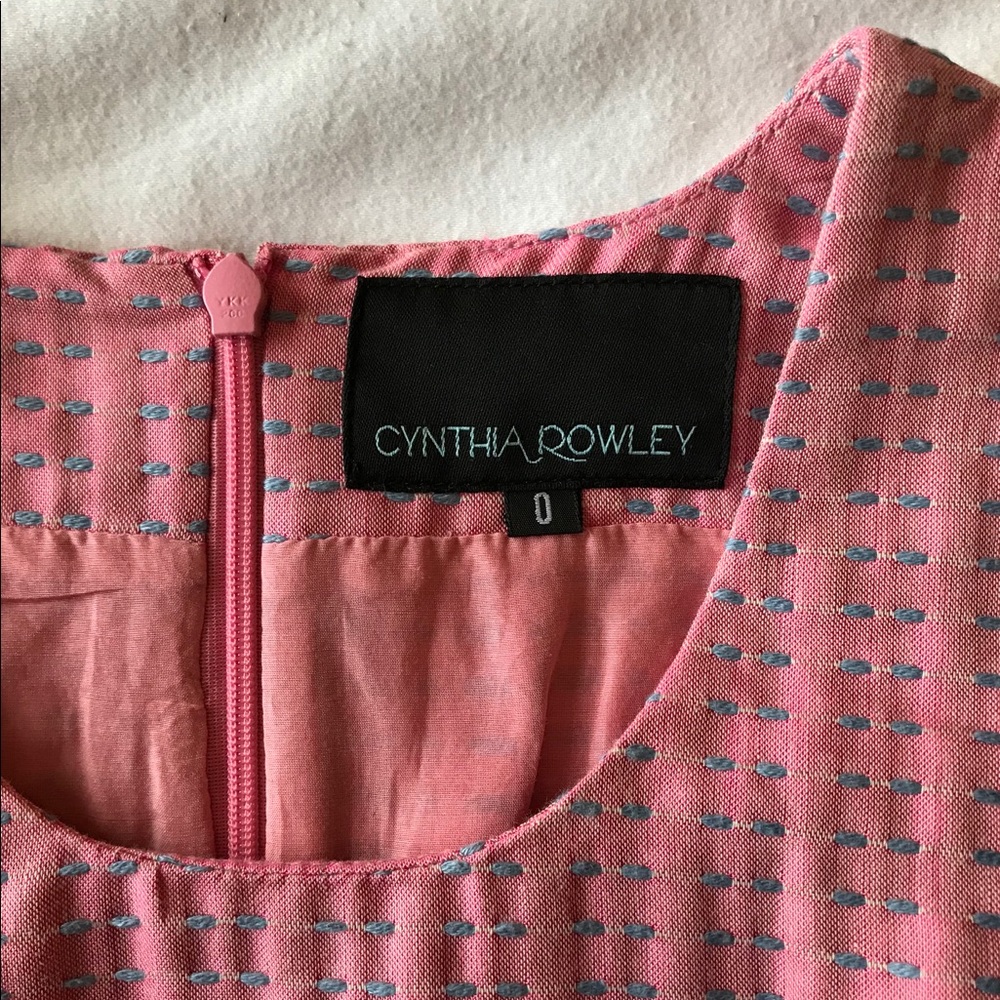 Cynthia Rowley Embroidered Fit and Flare Dress